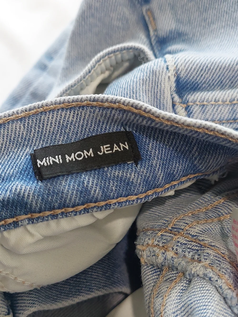 Justice Light Blue Mini Mom Jeans .Size 12 .Girls